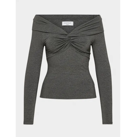 Aritzia CONTOUR TWIST OFF-SHOULDER LONGSLEEVE (xs) - Picture 1 of 1